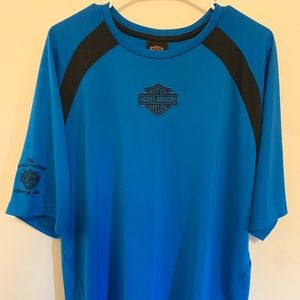 Men’s blue Harley-Davidson shirt